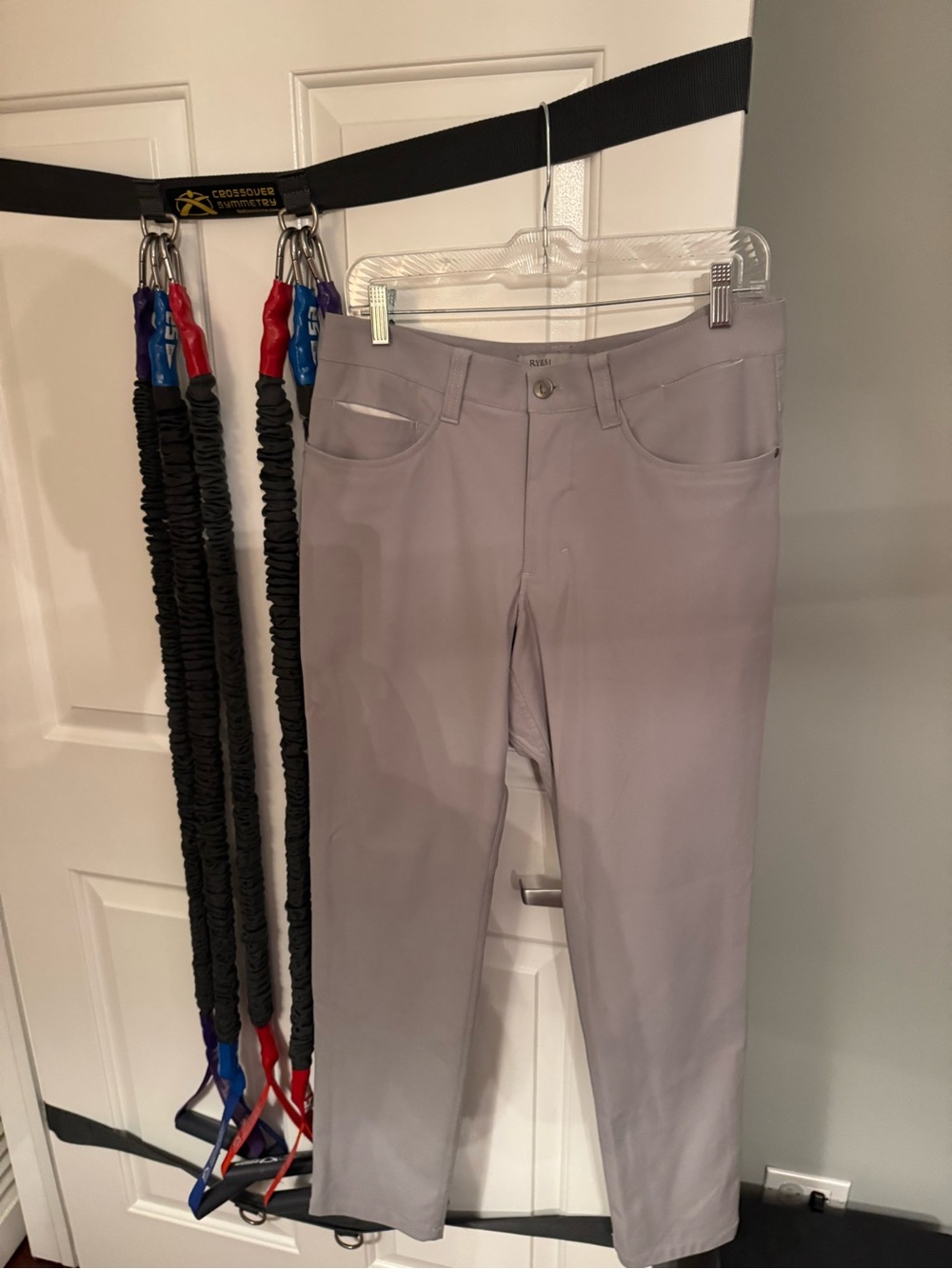 Rye 51: The Voyager - Performance Knit 5-Pocket Pant - Grey 31”W & 30.5” Inseam